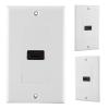 3D FULL HD HDTV Female To Female Connectors with Ethernet Wall Plate Face Cover Outlet Extender, Plate, for DVD Home Theater view 4