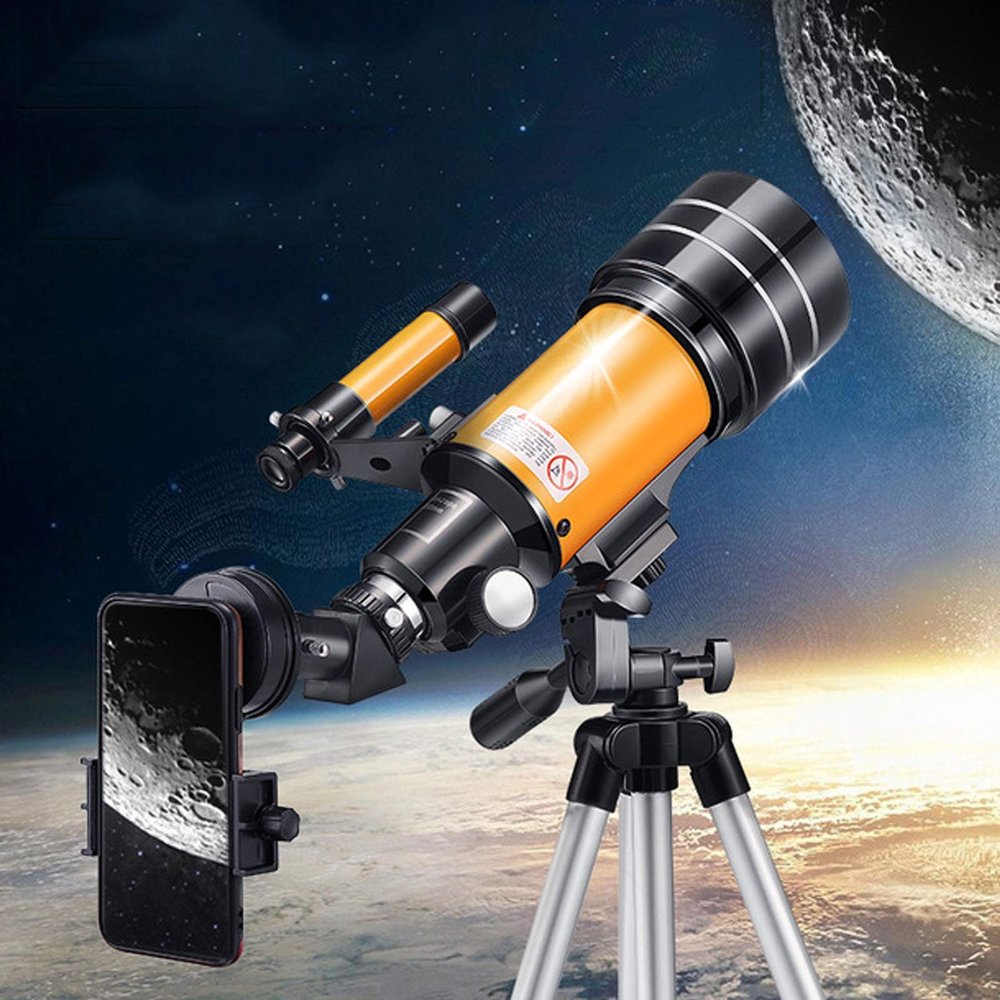 Monocular Telescope, Kids telescopes for Adults Astronomy,233X Magnification Refractor Telescopes,Low Light Waterproof HD with Tripod Phone Adapter