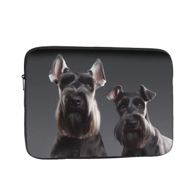 Cute Schnauzer Dog Laptop Sleeve 10 inch Shockproof Protective Computer Carrying Cover Water Resistant Computer Bag Laptop Case Briefcase Handbags Portable Laptop Bag Gifts for Men Women