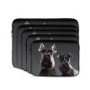 Cute Schnauzer Dog Laptop Sleeve 10 inch Shockproof Protective Computer Carrying Cover Water Resistant Computer Bag Laptop Case Briefcase Handbags Portable Laptop Bag Gifts for Men Women view 2