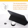 MECCANIXITY 3.3ft Retractable Cable Lock with Square Patch Remote Control Security Lock with Adjustable Cord Tether Anti Theft for Laptop, TV, 150 G, Black, 4 Pack view 3
