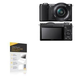 BoxWave Screen Protector Compatible With Sony A5000 - ClearTouch Anti-Glare Privacy (2-Pack), Privacy Screen Protector Flexible Film Anti-Glare