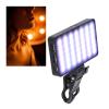 2500-9000K Full Color LED Stepless Dimming 3000mAh Multiple Modes RGB Video Light, Portable Photography Fill Light, Phone, Camera, Laptop, with Clip, 4 Modes, 26 Scene Effects view 2