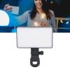 2500-9000K Full Color LED Stepless Dimming 3000mAh Multiple Modes RGB Video Light, Portable Photography Fill Light, Phone, Camera, Laptop, with Clip, 4 Modes, 26 Scene Effects view 3
