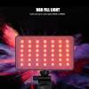 2500-9000K Full Color LED Stepless Dimming 3000mAh Multiple Modes RGB Video Light, Portable Photography Fill Light, Phone, Camera, Laptop, with Clip, 4 Modes, 26 Scene Effects view 4