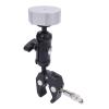 Aluminum Alloy Adjustable Clamp Bracket Kit with 2 Pivot Mechanism for Mini Satellite Mounting Kit OEM Compatibility (Silver Adapter) view 1