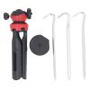 Adjustable Height Tripod Stand for Mini V4 360 Angle Adjustment Aluminum Alloy Nylon Construction Black Adapter view 2