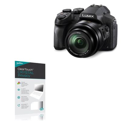 BoxWave Screen Protector Compatible with Panasonic Lumix FZ300 - ClearTouch Crystal Privacy (2-Pack), Privacy Screen Protector Flexible Film Clear
