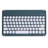 10 Inch Pocket Folding Keyboard, Ultra Slim Folding Keyboard with Sleep Mode Ergonomic Round Rechargeable Keycaps BT Keyboard for Desktop Computer Laptop Phone Tablet (Green) view 1