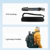 Camera Tripod with Ball Head, 5-Section Aluminum Alloy Travel Tripod for DSLR, Mirrorless, Video Camcorder, Low Angle, Plate, Height 161cm, Load 5kg view 3