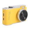 64MP 4K Digital Camera, 2.4 Inch Color Screen, 16x Digital Zoom, Rechargeable Portable CCD Camera with Fill Light, Anti-Vibration, USB C Cable, Yellow view 1