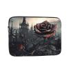 WZYWHJ Gothic Rose Prints Shockproof Portable Laptop Sleeve Case 17 inch for Men and Women Business Travel, School, Office Daily Use view 1
