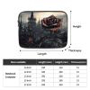 WZYWHJ Gothic Rose Prints Shockproof Portable Laptop Sleeve Case 17 inch for Men and Women Business Travel, School, Office Daily Use view 4