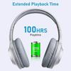 Wireless Headphones Foldable Headset Compatible with BLU S91/S91 Pro/G91 Max/G91 Pro/G90 Pro, w Mic Hands-Free Earphones Earbuds Over Ear view 2