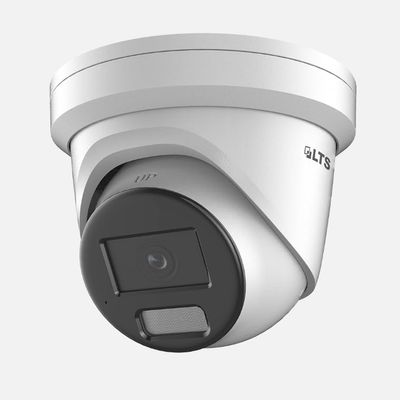 LTS LTCMIP3C82NW-28MDA Platinum 8MP IP Turret Camera with Color 24/7, Built-in Microphone & Human/Vehicle Detection