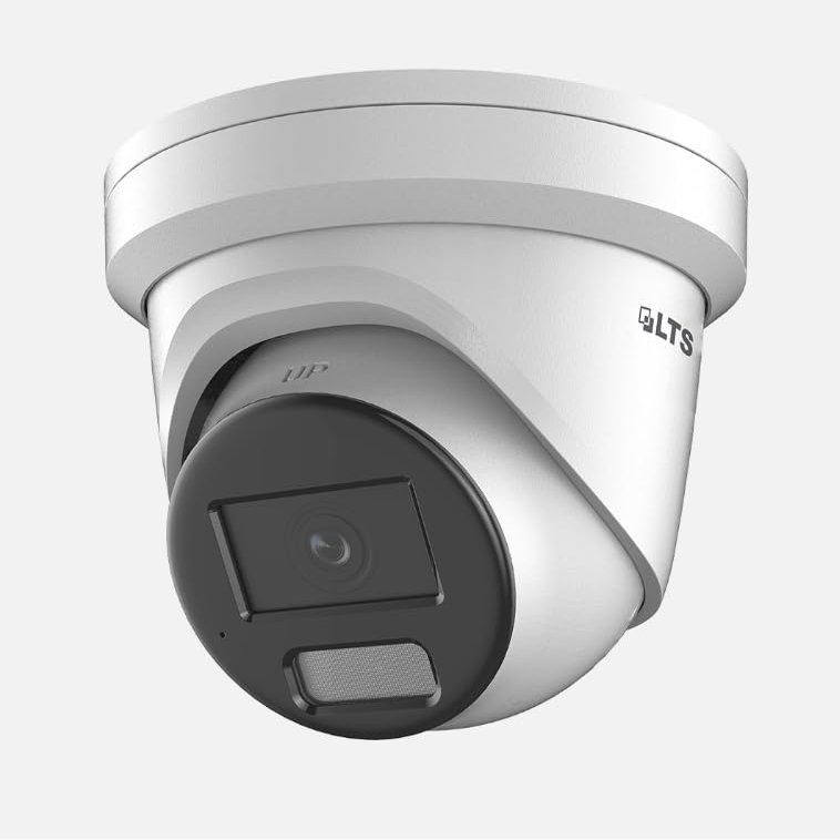 LTS LTCMIP3C82NW-28MDA Platinum 8MP IP Turret Camera with Color 24/7, Built-in Microphone & Human/Vehicle Detection