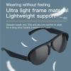 Sanpyl Smart Bluetooth Sunglasses for Men & Women, IPX4 Water proof Touch Control Open Ear Sound Smart Glasses with Mic & Speakers, V Glasses for Outdoor Driving view 2