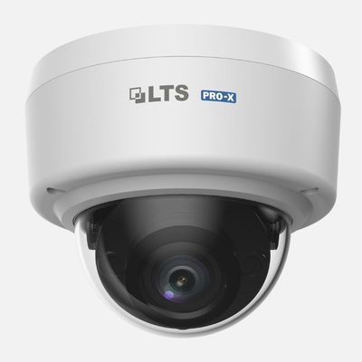 LTS LXIP7743W Pro-X IP Dome Security Camera, 4MP, 2.7-13.5mm Vari-Focal Lens, WDR, POE, IP67 Rated