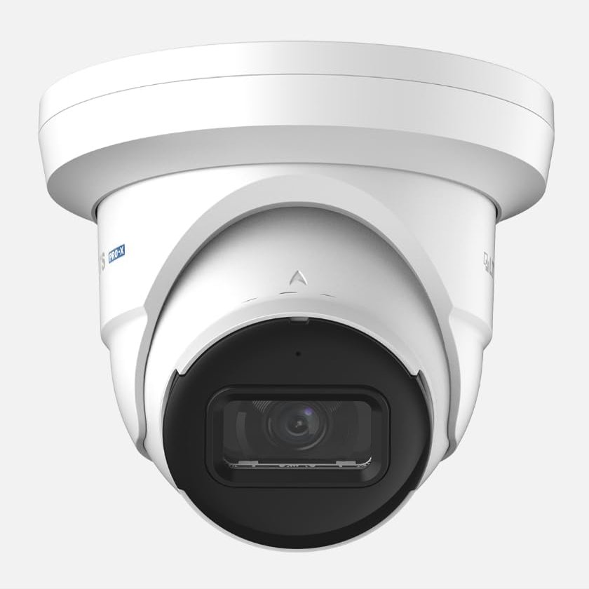 LTS LXIP3542W-28MDA Pro-X IP Security Turret Camera, 4MP, 2.8mm Fixed Lens, WDR 120dB, PoE, Built-in Mic, Vehicle Detection, IP67