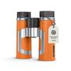 GOVIEW ZOOMR 10x34 Binoculars for Adults  Durable & Compact Binoculars w/Smartphone Adapter, Magnesium Housing, Anti-Fog & Multi-Coated Lens  for Travel, Nature, Festivals - Sunset Orange view 1