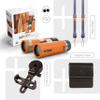 GOVIEW ZOOMR 10x34 Binoculars for Adults  Durable & Compact Binoculars w/Smartphone Adapter, Magnesium Housing, Anti-Fog & Multi-Coated Lens  for Travel, Nature, Festivals - Sunset Orange view 3