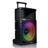 Gemini Sound GXP-T1500 All-Weather Portable Bluetooth PA Speaker System with RGB LED Party Lighting, 15" Woofer, Mic/Guitar Inputs, USB/FM Radio, Wireless Stereo Link, IPX4 Rating view 1