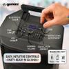 Gemini Sound GXP-T1500 All-Weather Portable Bluetooth PA Speaker System with RGB LED Party Lighting, 15" Woofer, Mic/Guitar Inputs, USB/FM Radio, Wireless Stereo Link, IPX4 Rating view 3