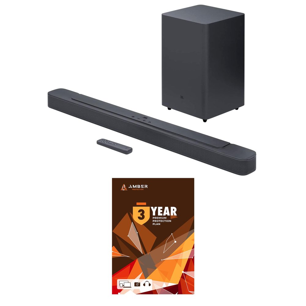 JBL BAR-2-1-DEEP-BASS-MK2 2.1ch Soundbar and Subwoofer with Dolby Digital and 3 Year Amber Protection Plan (2022)