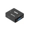 1080P HDMI-Compatible to VGA Converter with Audio Adapter Connector Fit for PC Laptop to HDTV Projector VGA Converter(Black) view 1