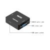 1080P HDMI-Compatible to VGA Converter with Audio Adapter Connector Fit for PC Laptop to HDTV Projector VGA Converter(Black) view 2