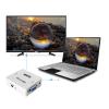 1080P HDMI-Compatible to VGA Converter with Audio Adapter Connector Fit for PC Laptop to HDTV Projector VGA Converter(Black) view 3