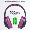 Wireless Headphones Foldable Headset Compatible with LG Stylo 6/V60 ThinQ 5G, w Mic Hands-Free Earphones Earbuds Over Ear view 2