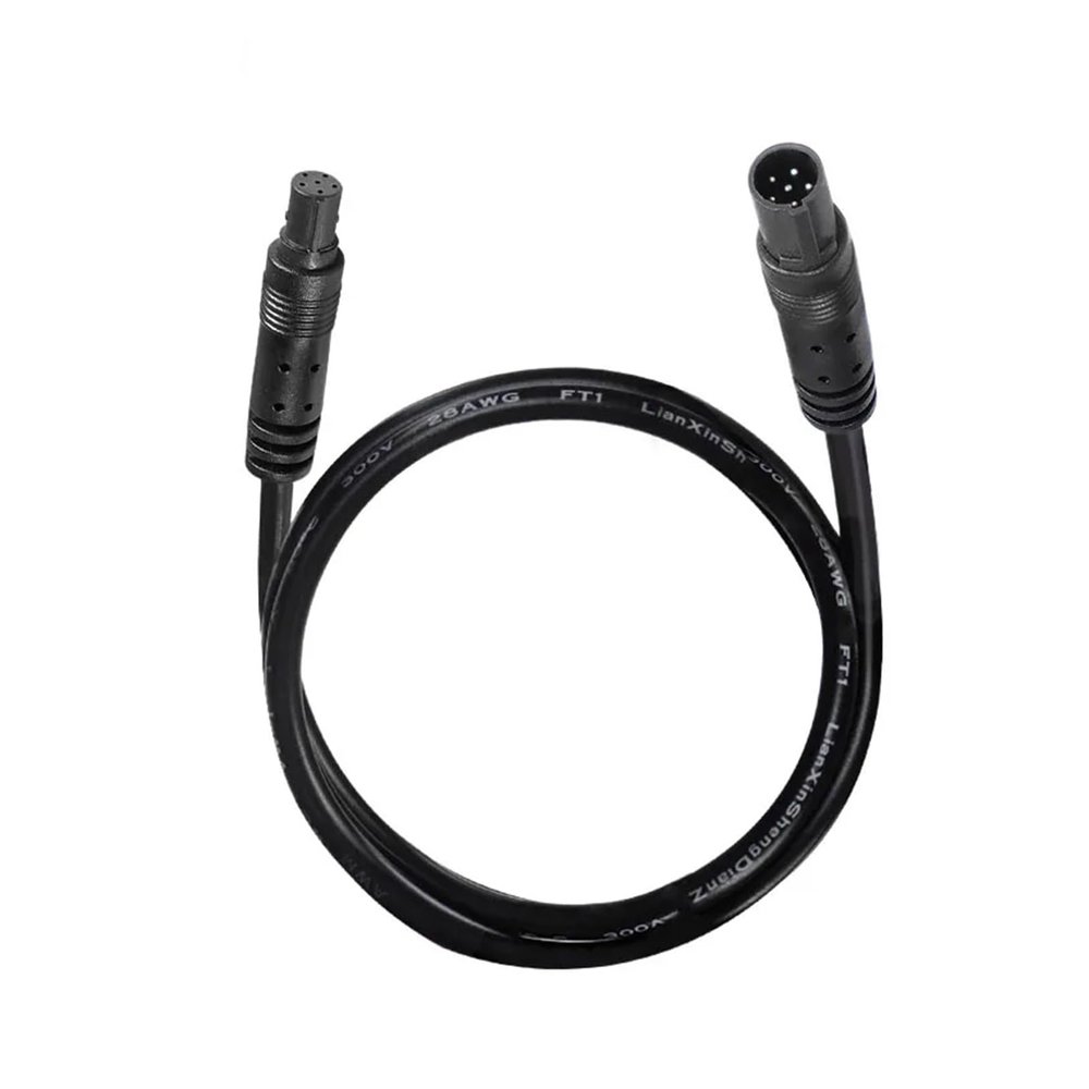 1M 2m 3m 4 5 6 core pin Male to Female Cord Car Truck DVR Camera Extension Connector Cables HD Monitor Rear View Camera Wire e1(1m,6pin)