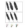 1M 2m 3m 4 5 6 core pin Male to Female Cord Car Truck DVR Camera Extension Connector Cables HD Monitor Rear View Camera Wire e1(1m,6pin) view 4