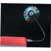 FONDOTIN Mini Fan Portable Powered Desk Fan Flexible Light Bar Lightweight for Pc view 3