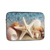 Starfish Coral and Seashell Laptop Sleeve 15 inch Shockproof Protective Computer Carrying Cover Water Resistant Computer Bag Laptop Case Briefcase Handbags Portable Laptop Bag Gifts for Men Women view 1