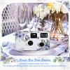 Kanayu 10 Pack Disposable Camera for Wedding Floral 35mm Single Use Film Camera with Flash One Time Use Camera for Anniversary Concert Travel Camp Party Supply Gift Honeymoon(Blue Poppy) view 4