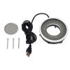 Optical Microscope LED Circle Light,USB Adjustable LED Circle Light,Microscope Polarized Optical Circle Glareproof Lights for Industry Trinocular Stereo Microscope and Camera view 1
