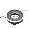 Optical Microscope LED Circle Light,USB Adjustable LED Circle Light,Microscope Polarized Optical Circle Glareproof Lights for Industry Trinocular Stereo Microscope and Camera view 2