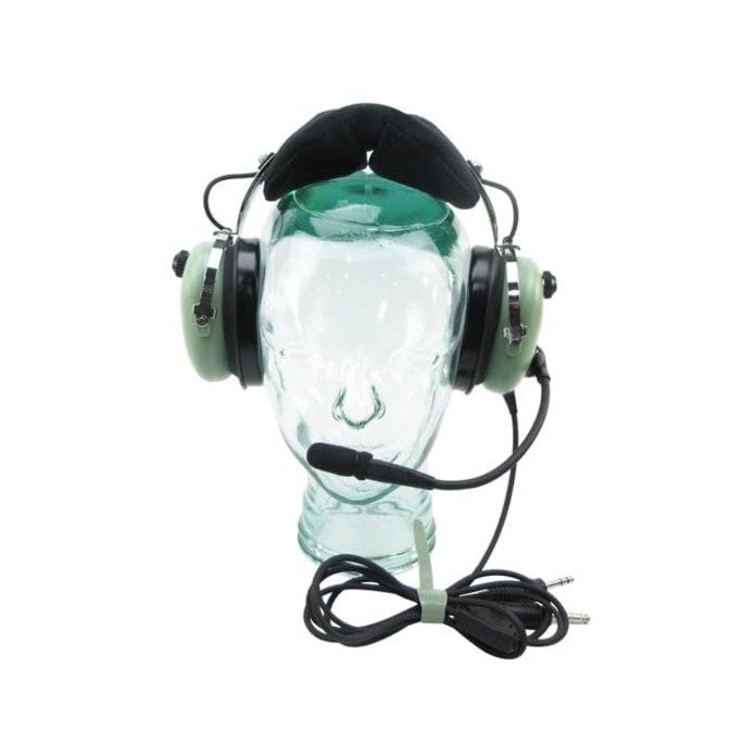 David Clark 40422G-01 Model H10-13S Stereo 5-Foot Straight Cord Aircraft Headset