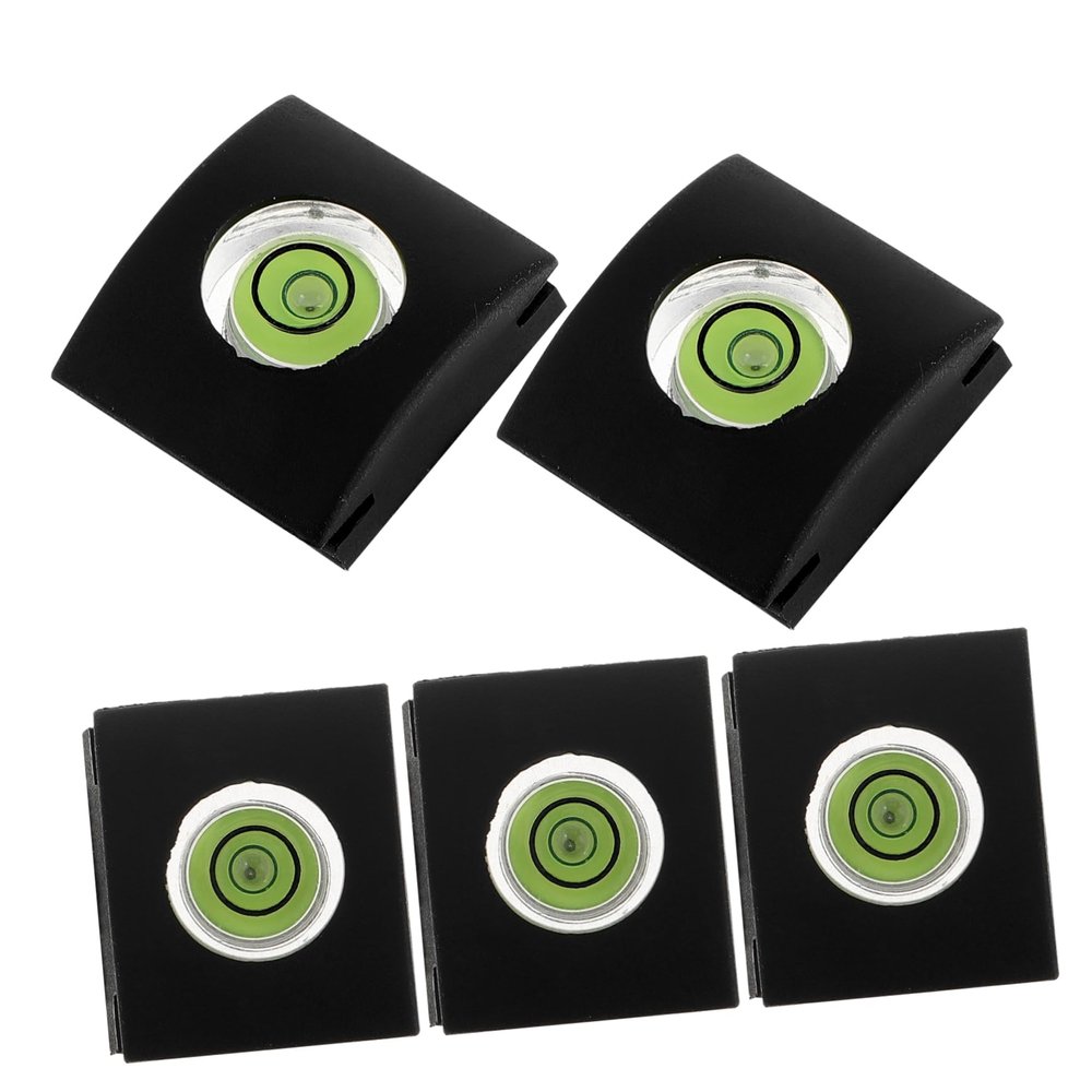 Hoement Digital Camera Stabilizer Kit 5 Pack Hot Shoe Covers Level and Mount Protectors for Steady Shooting