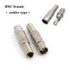 BNC Female Spring Tail Cable Soldering Fit for CCTV Video Monitor Connector Welding Plug e1(2pcs) view 2