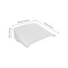ARTIBETTER Plastic Cover for Outdoor Security Rainproof Shade and for Easy to Install Compact Design White view 2