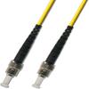 RiteAV 10M (32.8ft) OS2 ST to ST Fiber Optic Cable Simplex Singlemode 9/125 Jumper 10 Meter Yellow Patch Cord view 1