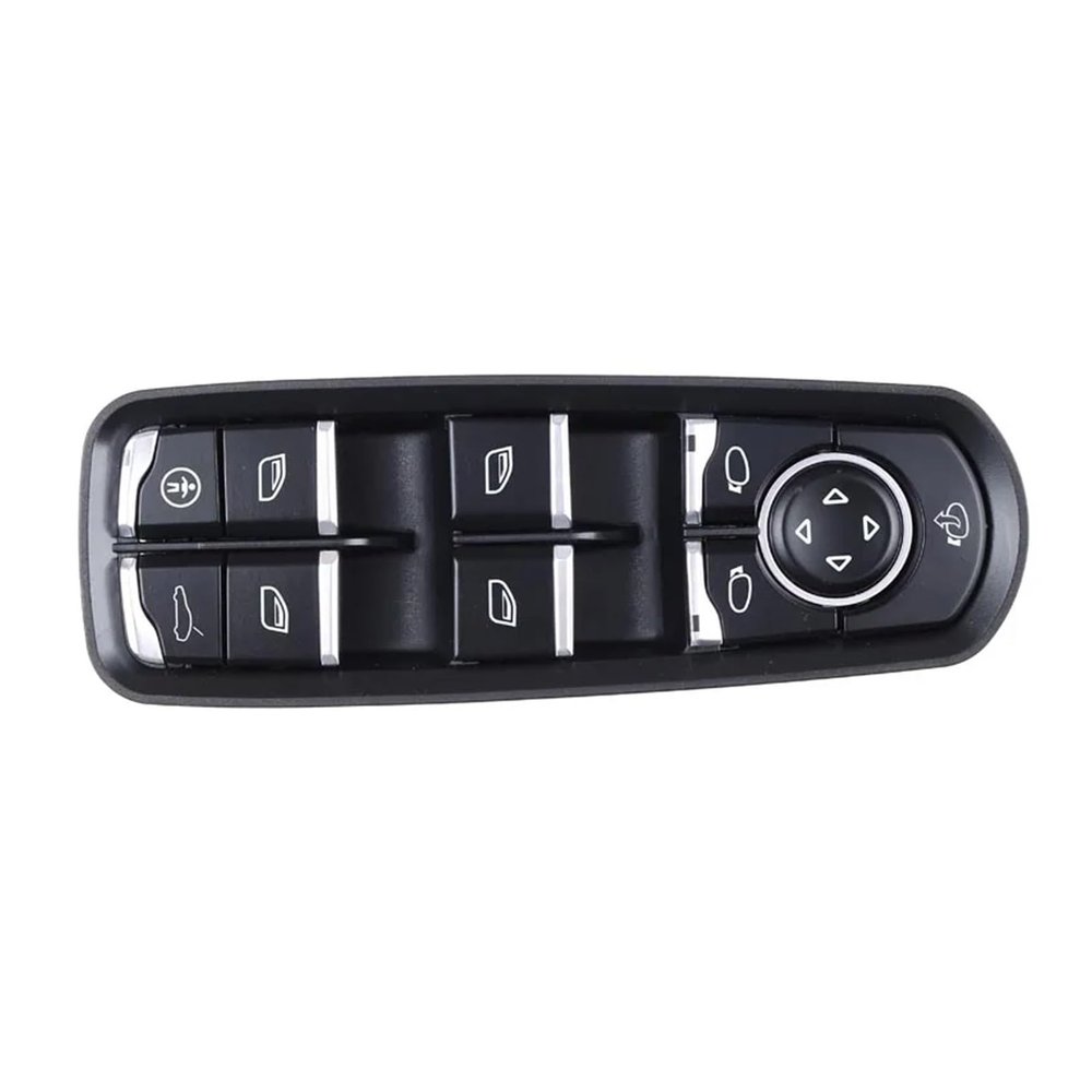 7PP959858AEDML 7PP959858RDML 7PP959858MDML Compatible with Cayenne Compatible with Panamera 2011-2017 Front Left Power Window Switch Button(B)