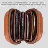 Lens Filter Case, PU Leather Camera Filter Case with Soft Dividers, Holds Up to Five Filters Under 112mm, Camera Lens Filter Storage Camera Filter Pouch for Photography view 3