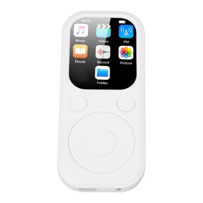 MP3 Player with Bluetooth 5.4, HiFi Portable Music Player with 3.5mm Headphone Jack, 2.01in Screen, FM Radio, Alarm Clock, Stopwatch, Calendar, for Kids,Jogging and Gift
