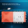 12 Channel Distribution Amplifier, Ultra Low Noise Cascade Distribution Amplifier, A112C 4G LTE Low Noise 1 Input 12 Outputs for Connecting Multiple Televisions (US) view 2