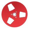 1/4 5 Inch Empty Reel for Reel to Reel Tape Recorder, 3 Holes Empty Tape Reel, Nab Universal Open Empty Aluminum Alloy Takeup Reel for Studer (Red) view 1