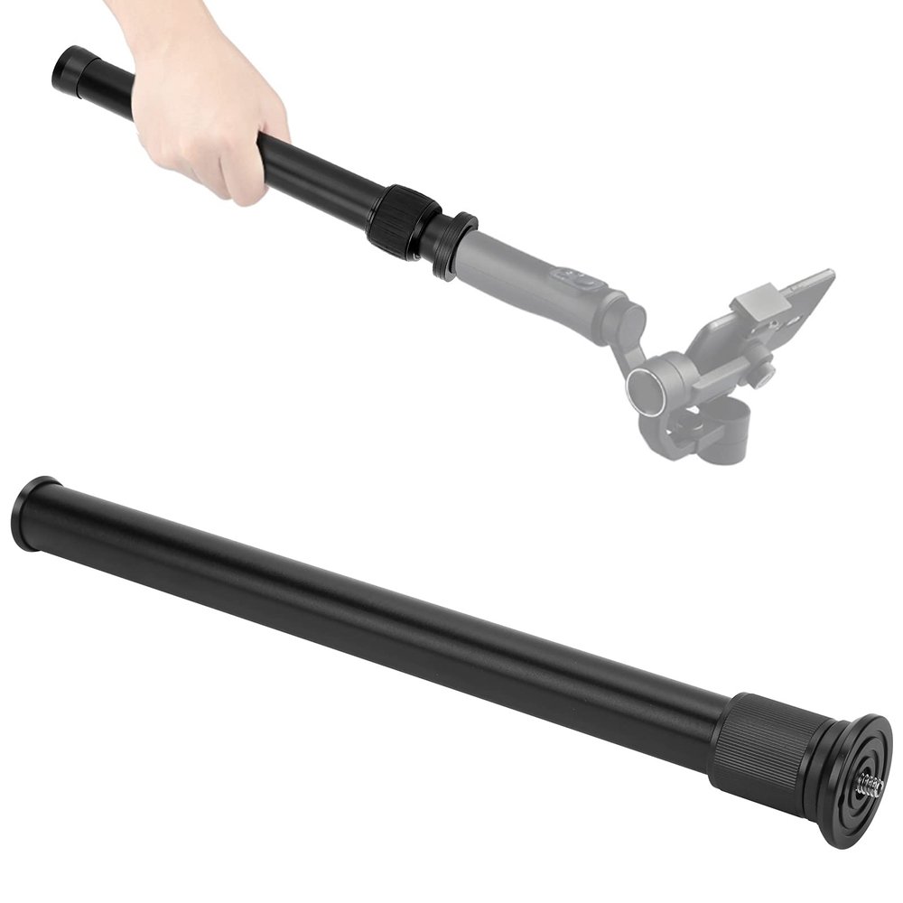 NutriEss Handheld Monopod 60cm Portable Camera Extension Rod with Axis Rod 1/4in Photography Accessory